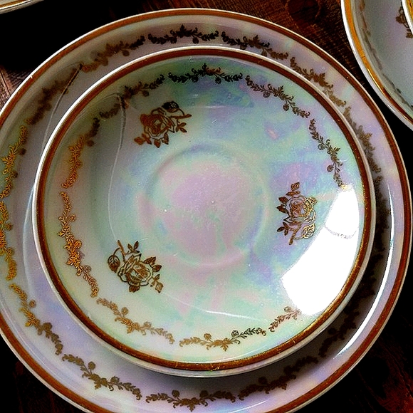 Diana & Callisto Cupid Lesbian Scene Vintage German Porcelain Tea Set - Picture 8 of 8